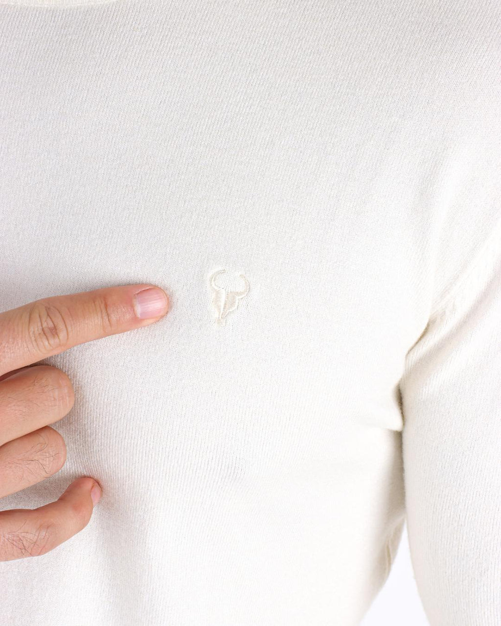 BLUSA TORO TOQUE DE CASHMERE OFF/WHITE