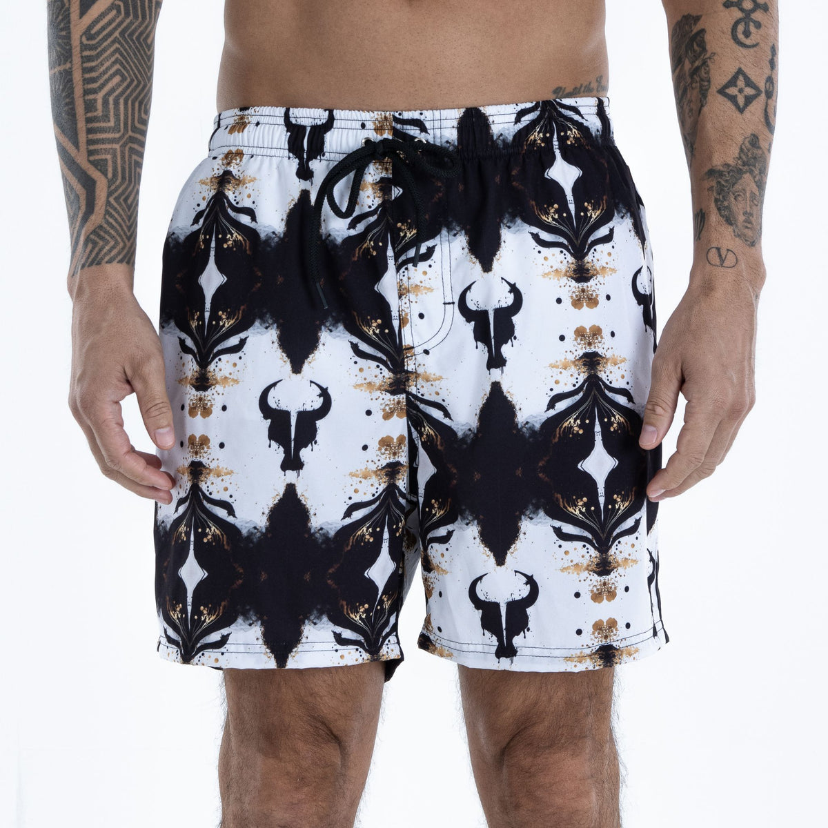 Short Toro Masculino Marble Noir