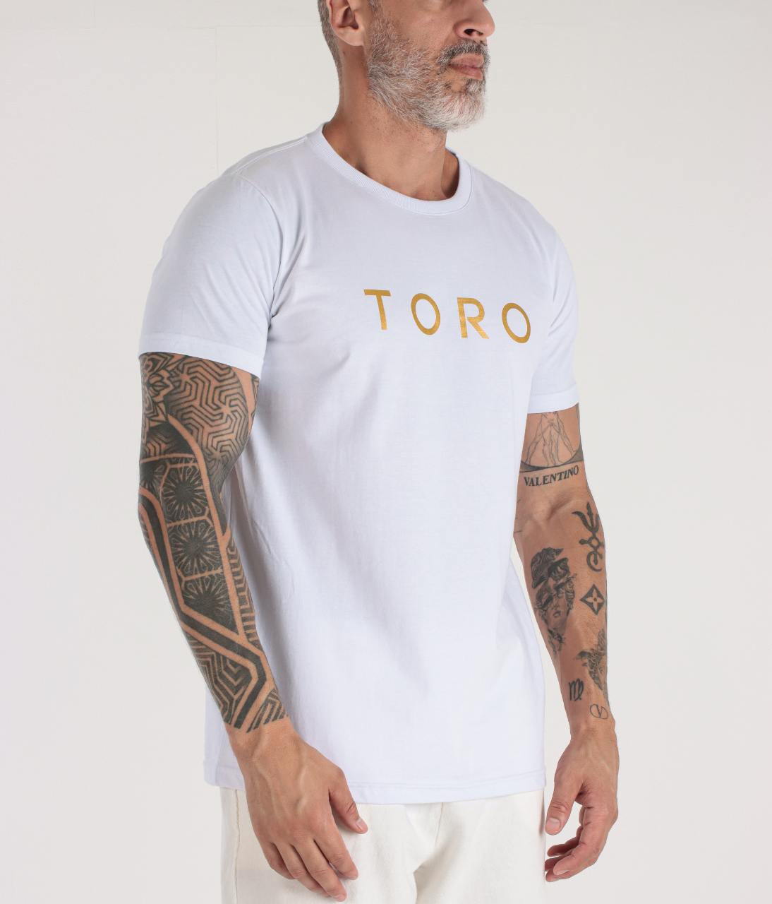 T-shirt Toro Branca Splash Gold