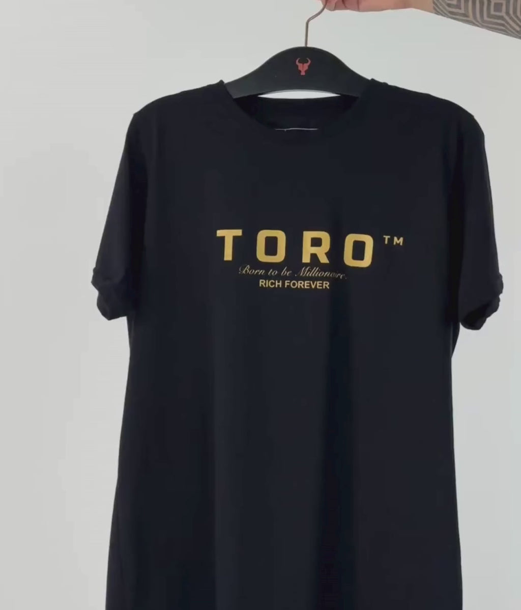 T-shirt Toro Marble black