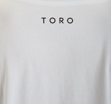 T-shirt Toro Long Corte à Fio Branca