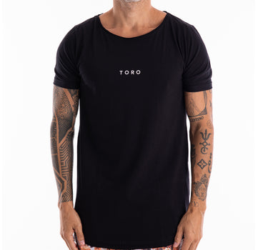 T-Shirt Toro Longline Preto