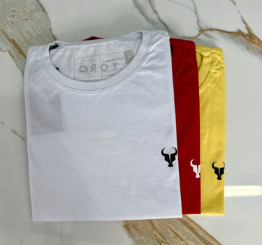 Kit 3 T-shirts Toro All Basic White Red Yellow