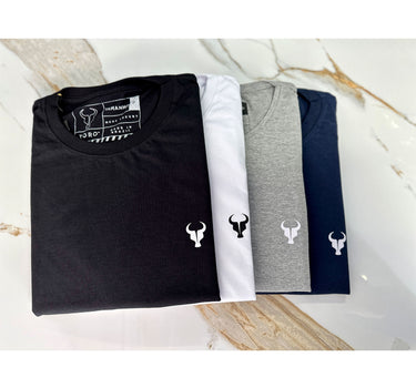 Kit 4 T-shirts Toro All Basic White Black Blue Gray