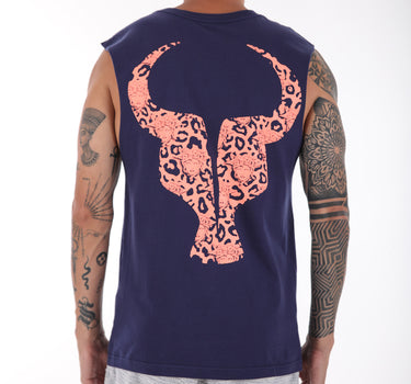 T-shirt Toro Blue S/M Medusa Neon Orange