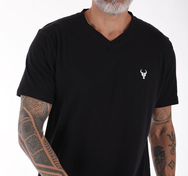 T-shirt Toro Decote "V"   EGíPCIO preta