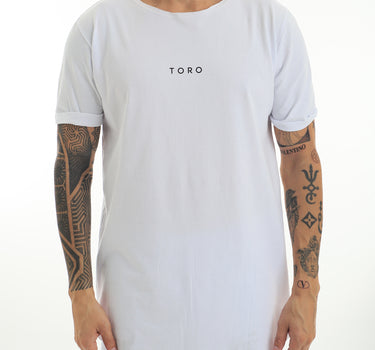 T-shirt Toro Longline Branca